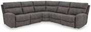 Next-Gen Durapella Slate 5-Piece Power Reclining Sectional - 61003S6