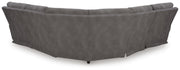 Next-Gen Durapella Slate 5-Piece Power Reclining Sectional - 61003S6