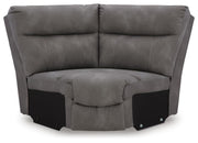 Next-Gen Durapella Slate 5-Piece Power Reclining Sectional - 61003S8
