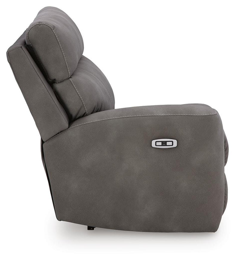 Next-Gen Durapella Slate 5-Piece Power Reclining Sectional - 61003S8