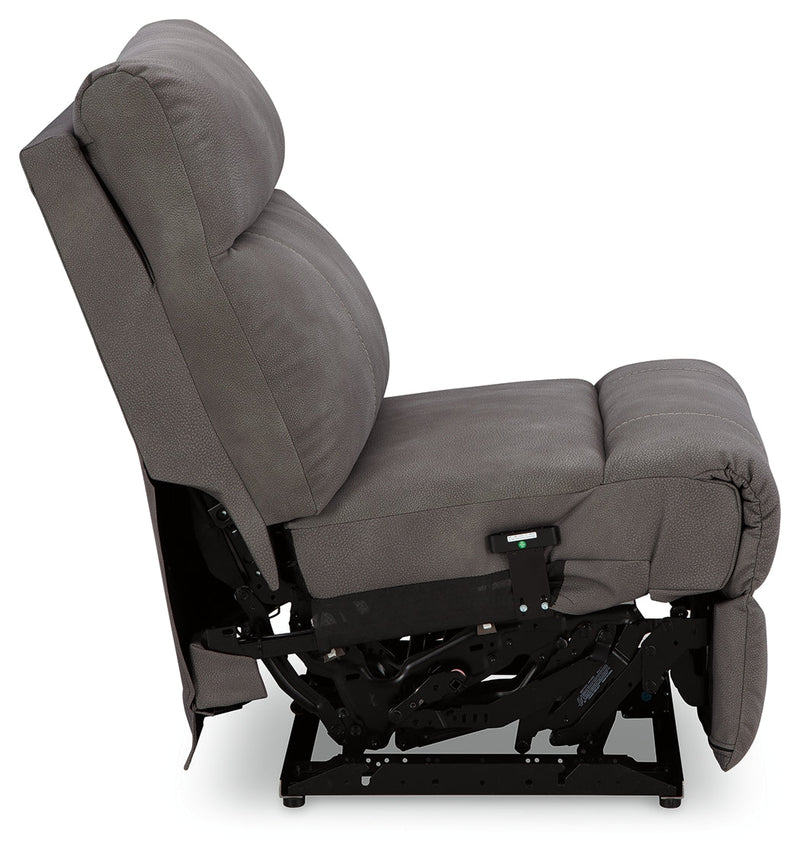 Next-Gen DuraPella Slate Power Armless Recliner - 6100331