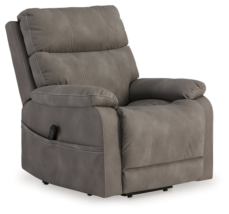 Next-Gen Durapella Slate Power Lift Recliner - 4070812