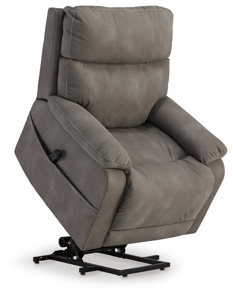 Next-Gen Durapella Slate Power Lift Recliner - 4070812