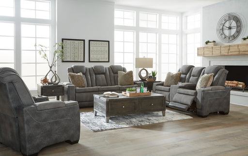 Next - Gen Durapella Slate Power Reclining Living Room Set - Gate FurniturePower Reclining Living Room Set
