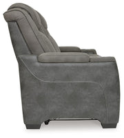 Next-Gen Durapella Slate Power Reclining Sofa and Power Recliner - 22004U3