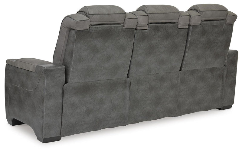 Next-Gen Durapella Slate Power Reclining Sofa and Power Recliner - 22004U3