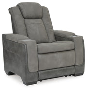Next-Gen Durapella Slate Power Reclining Sofa and Power Recliner - 22004U3