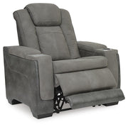 Next-Gen Durapella Slate Power Reclining Sofa and Power Recliner - 22004U3