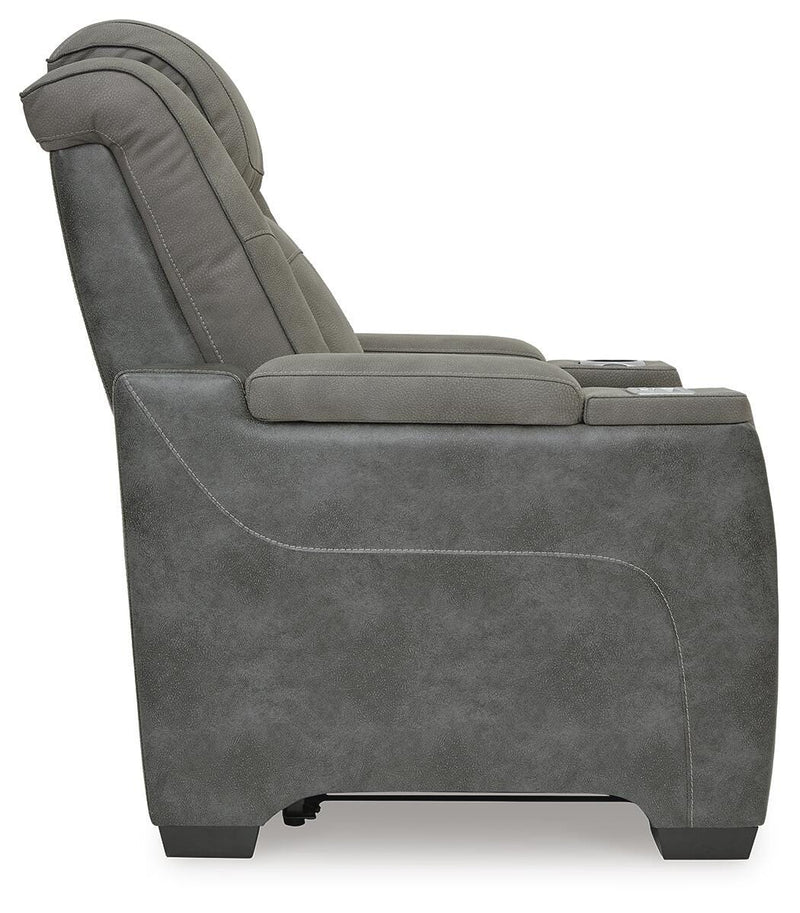 Next-Gen Durapella Slate Power Reclining Sofa and Power Recliner - 22004U3