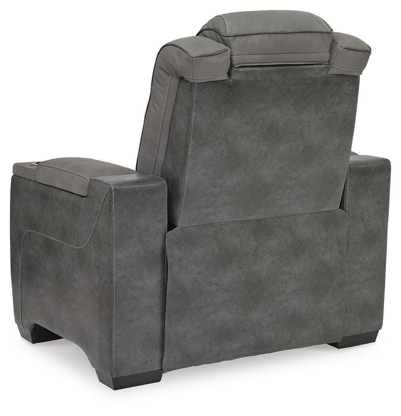 Next-Gen Durapella Slate Power Reclining Sofa and Power Recliner - 22004U3