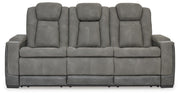 Next-Gen Durapella Slate Power Reclining Sofa and Power Recliner - 22004U3