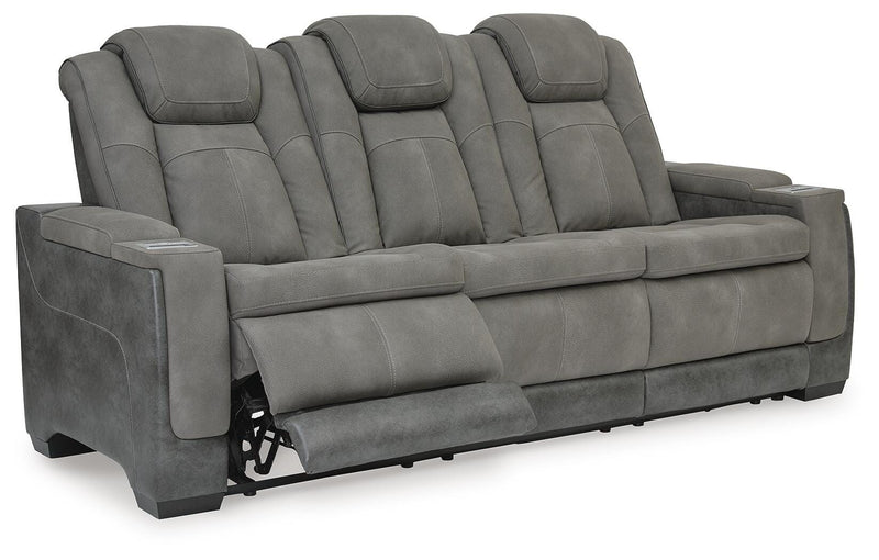 Next-Gen Durapella Slate Power Reclining Sofa and Power Recliner - 22004U3
