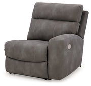 Next-Gen DuraPella Slate Right-Arm Facing Power Recliner - 6100362