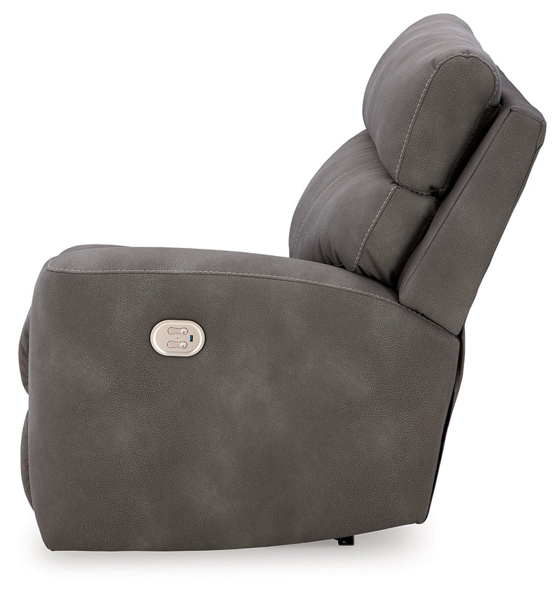 Next-Gen DuraPella Slate Right-Arm Facing Power Recliner - 6100362
