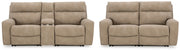 Next-Gen DuraPella Sofa and Loveseat in Sand - PKG018591