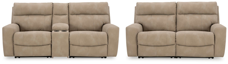 Next-Gen DuraPella Sofa and Loveseat in Sand - PKG018591