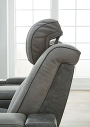 Next-Gen DuraPella Sofa, Loveseat and Recliner in Slate - PKG013057