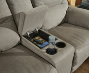 Next - Gen Gaucho Power Reclining Loveseat with Console - Gate FurniturePower Reclining Loveseat
