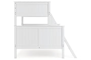 Nextonfort White Twin over Full Bunk Bed - Gate FurnitureBunk Bed