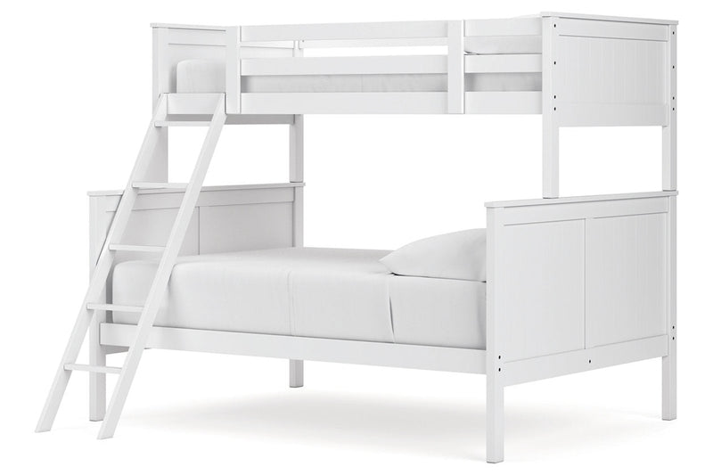 Nextonfort White Twin over Full Bunk Bed - Gate FurnitureBunk Bed
