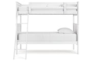 Nextonfort White Twin over Twin Bunk Bed - Gate FurnitureBunk Bed