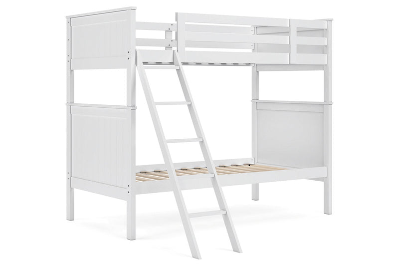 Nextonfort White Twin over Twin Bunk Bed - Gate FurnitureBunk Bed