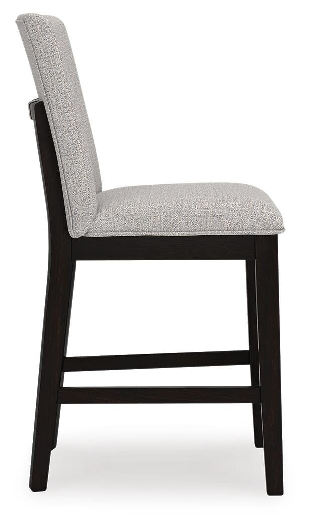 Neymorton Counter Height Dining Table and 4 Barstools - D618D5