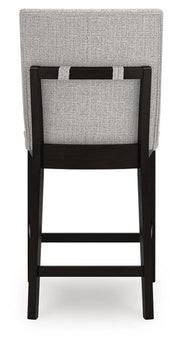 Neymorton Counter Height Dining Table and 4 Barstools - D618D5