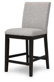 Neymorton Counter Height Dining Table and 4 Barstools - D618D5
