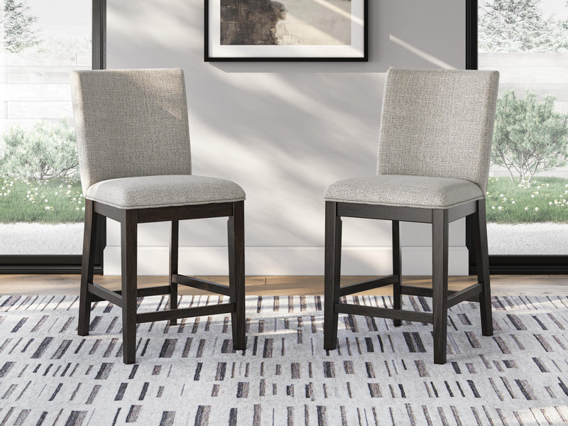Neymorton Counter Height Dining Table and 4 Barstools - D618D5