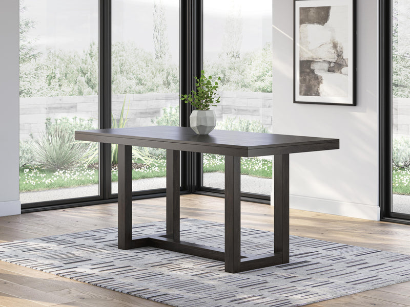 Neymorton Counter Height Dining Table and 4 Barstools - D618D5