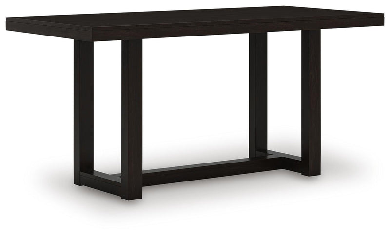 Neymorton Counter Height Dining Table and 4 Barstools - D618D5