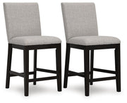 Neymorton Counter Height Dining Table and 4 Barstools - D618D5