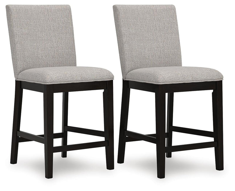 Neymorton Counter Height Dining Table and 4 Barstools - D618D5