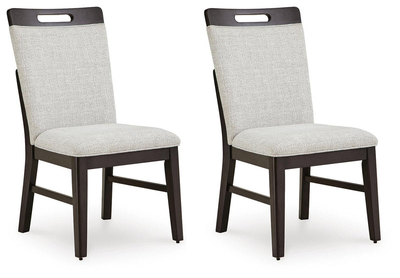 Neymorton Dark Grayish Brown Dining Chair (Set of 2) - D618-01X2