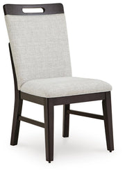 Neymorton Dark Grayish Brown Dining Chair (Set of 2) - D618-01X2