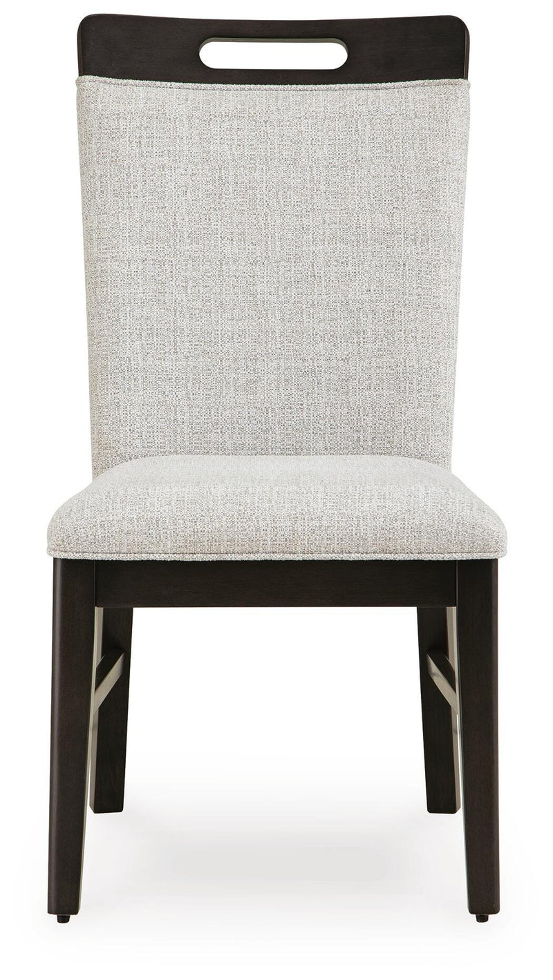 Neymorton Dark Grayish Brown Dining Chair (Set of 2) - D618-01X2