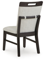 Neymorton Dark Grayish Brown Dining Chair (Set of 2) - D618-01X2