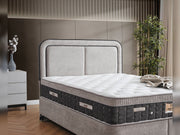 Nihal Storage Bed With Headboard - Twin in Grey - 200-ELIF-NIH-90-EY404-SB