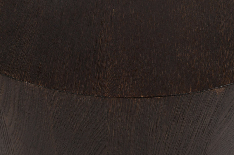 Nile Oak Wood Top And Metal Base Coffee Table in Brown - 218-C