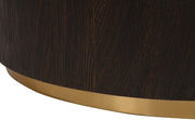 Nile Oak Wood Top And Metal Base Coffee Table in Brown - 218-C
