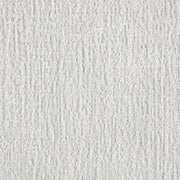 Nimes Velour Fur Fabric Upholstered Ottoman in Cream - 22078Cream