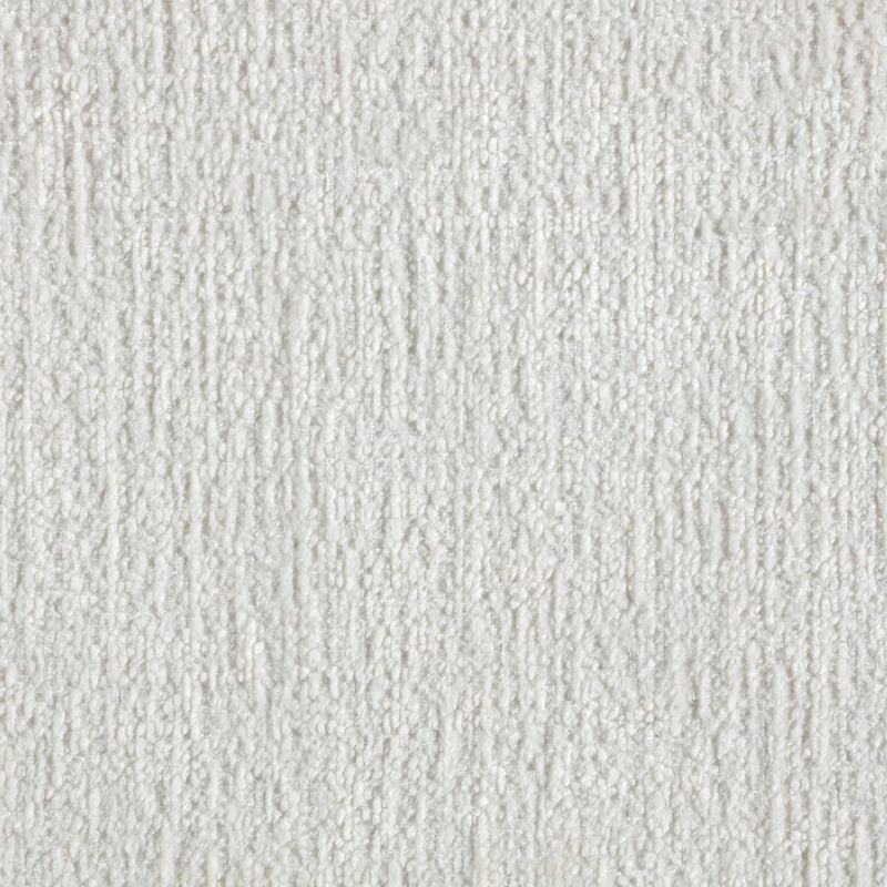 Nimes Velour Fur Fabric Upholstered Ottoman in Cream - 22079Cream