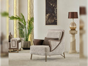 Nirvana Chair Beige in Beige - 101-NIR-MED125-1