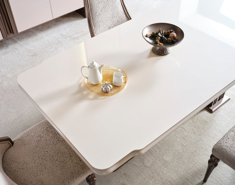Nirvana Diningroom (Consol With Mirror & Dining Table & 6 Dining Chair) - 115-NIR-SET