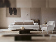 Nita 4-pieces (2 Sofa & 2 Chair) Livingroom in Cream - 200-ELI-NIT-B-025-3311