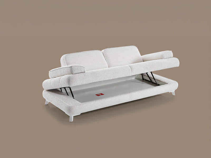 Nita 4-pieces (2 Sofa & 2 Chair) Livingroom in Cream - 200-ELI-NIT-B-025-3311