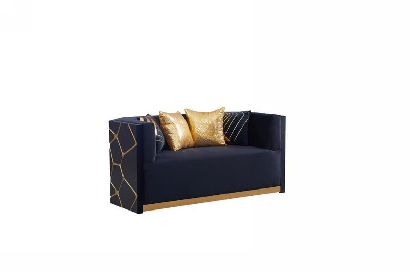 Noah 2 PC ( Sofa & Loveseat ) - L612-Black-2PC