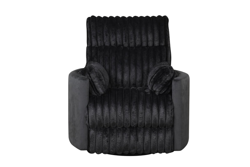 Noah - Black Manual Reclining, Drop-Down Table, Storage Console, Power Source, USB Charger, Cup Holder - CL7240-SLR-Black