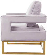 Noah Velvet Upholstered Accent Chair in Pink - 511Pink